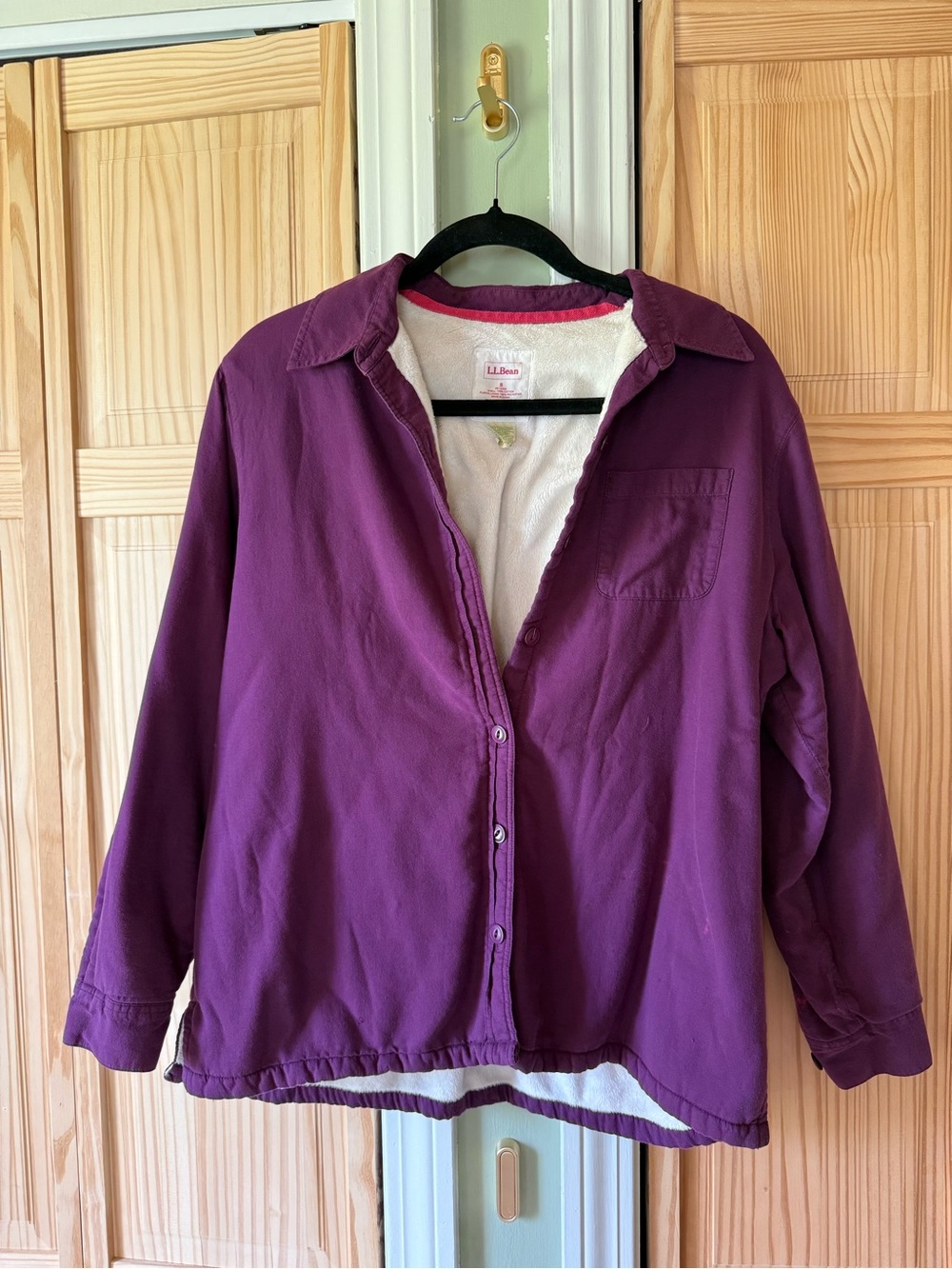 L.L.Bean Fleece-Lined Cotton Shirt